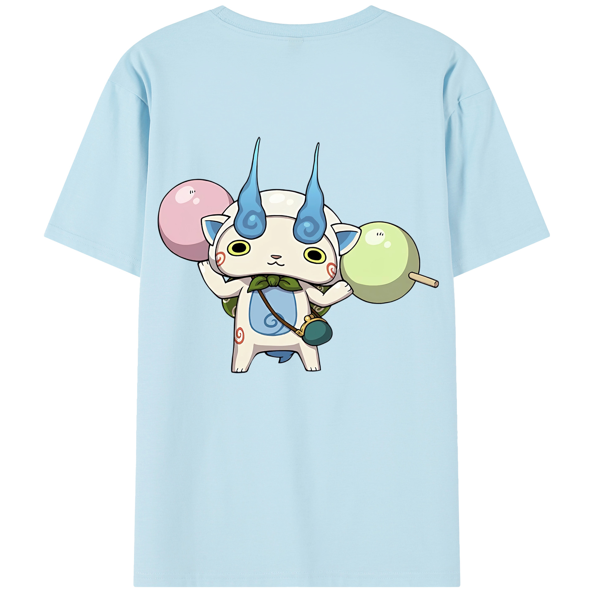 （画像用） 妖怪ウォッチ Yo-kai Watch 綿100％半袖Tシャツ（背面プリント）